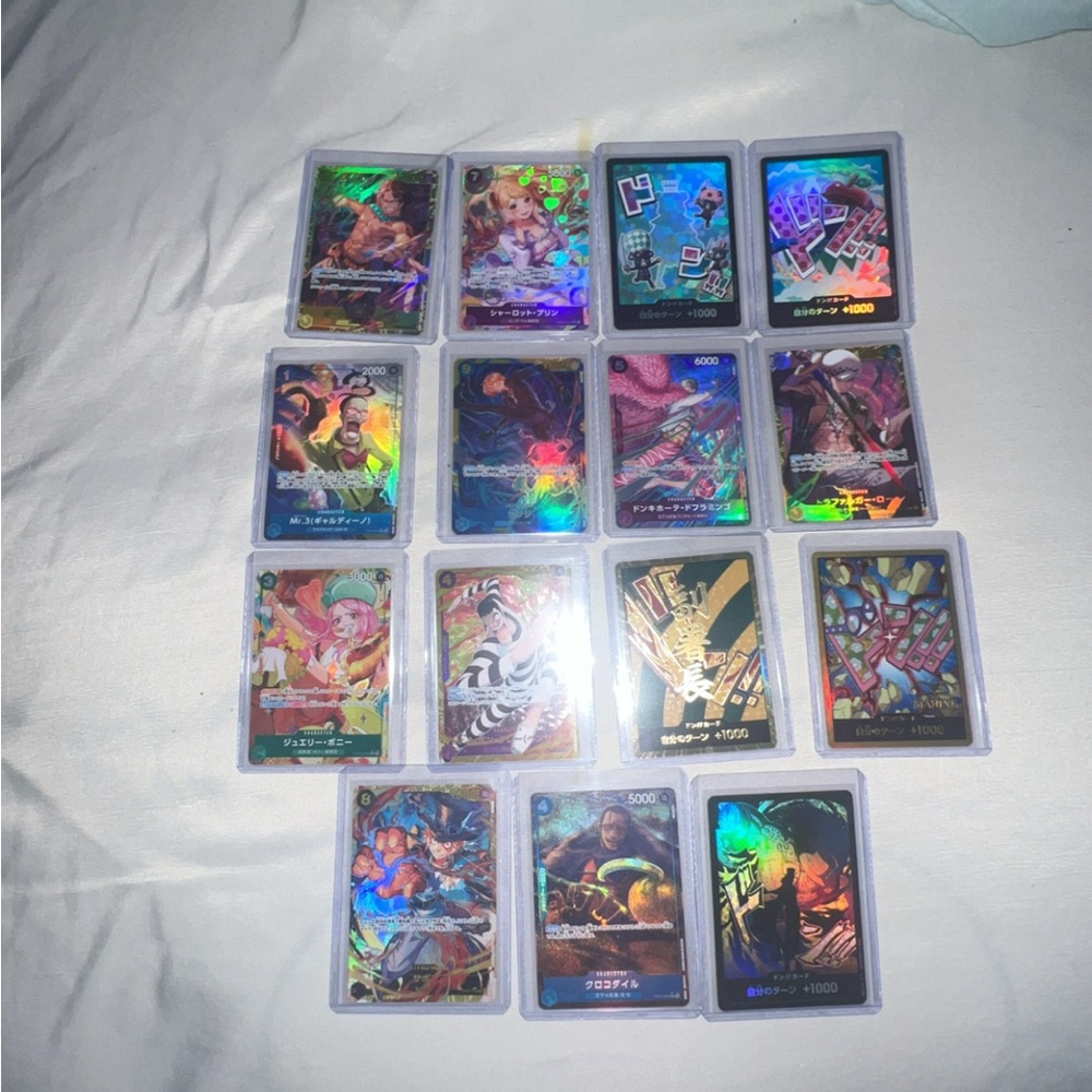 Onepiece Trading Cards Set - Multicolor Holographic